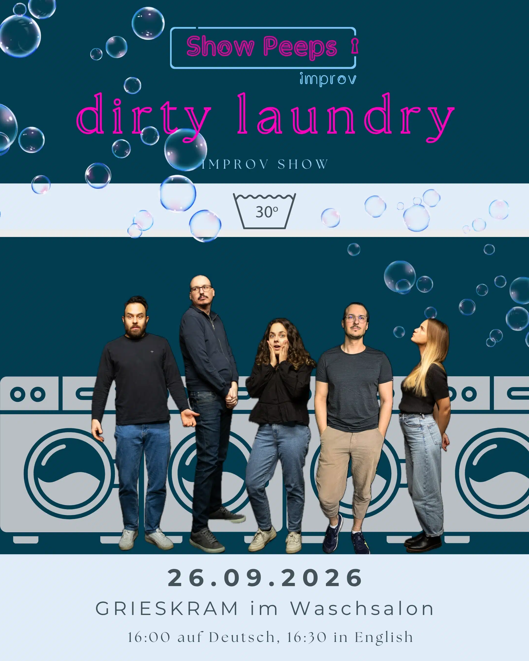 Dirty Laundry - Improv Show - Englisch
